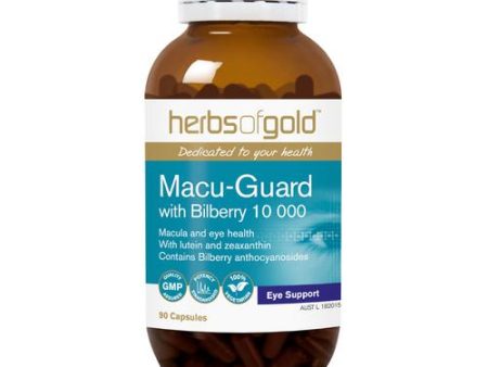 Herbs of Gold Macu Guard with Bilberry 90 Veggie Capsules For Sale