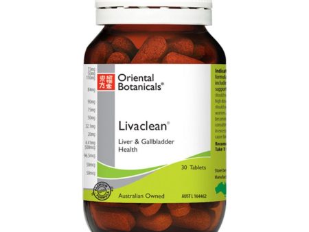 Oriental Botanicals Livaclean 30 Tablets For Discount