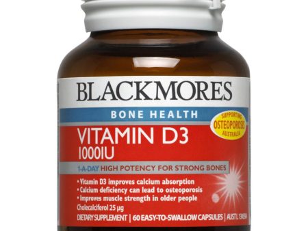 Blackmores Vitamin D3 1000Iu 60 Capsules For Cheap