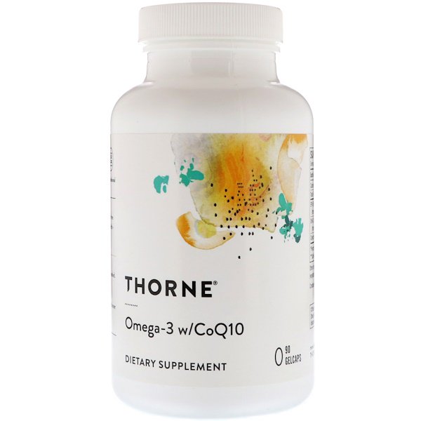 Thorne Research Omega-3 with CoQ10 90 Gelcaps Sale