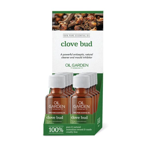 Oil Garden Clove Bud Oil 25ml x 8 Counter Unit Online Sale