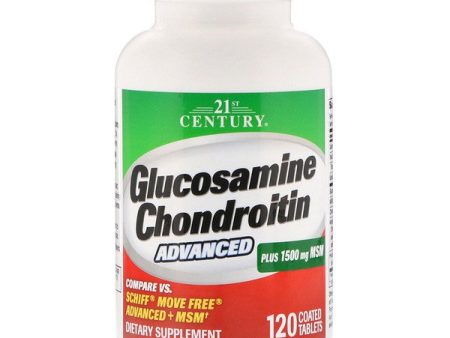 21st Century Glucosamine Chondroitin Advanced 120 Coated Tablets Sale