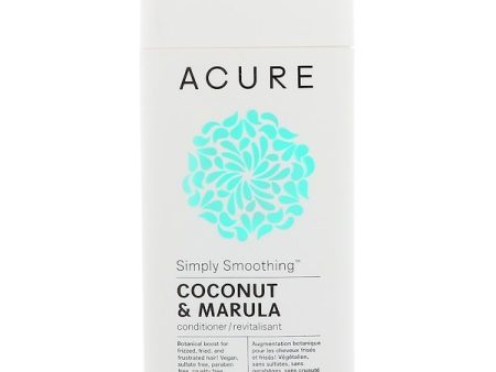 Acure Simply Smoothing Conditioner Coconut & Marula 12 fl oz (354ml) Online Hot Sale