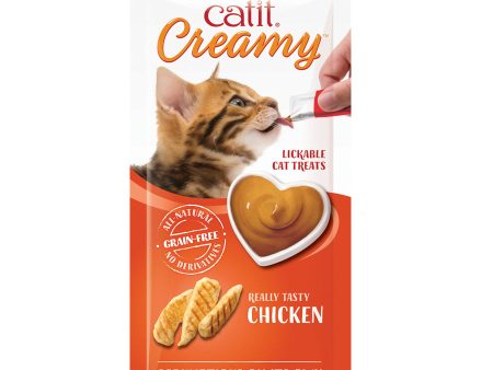 Catit Creamy All Natural Cat Treats Chicken Discount