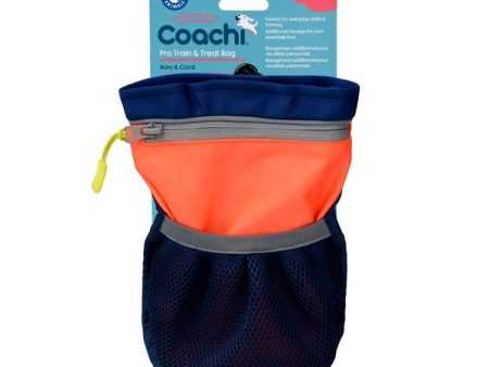 Coachi Pro Train & Treat Bag Navy & Coral on Sale