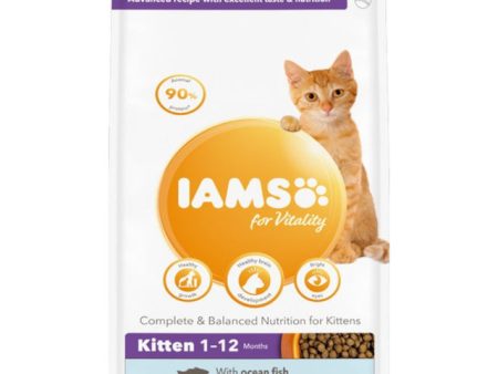 Iams Vitality Kitten Food Ocean Fish 2kg For Cheap