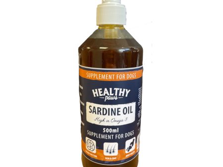 Healthy Paws Dog Supplements Sardine Oil 500ml Online Sale