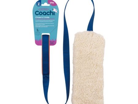 Coachi Chase & Crinkle Navy Coral & Faux Lambswool Training Toy Online